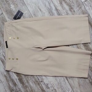 Counterparts Slip On Tan Capris